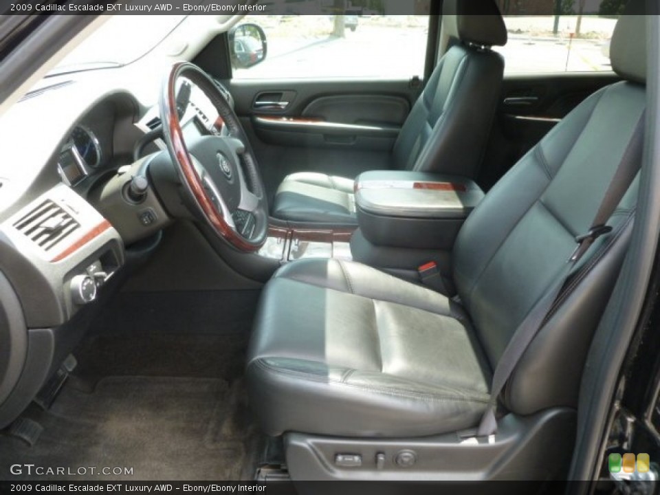 Ebony/Ebony Interior Photo for the 2009 Cadillac Escalade EXT Luxury AWD #67272869
