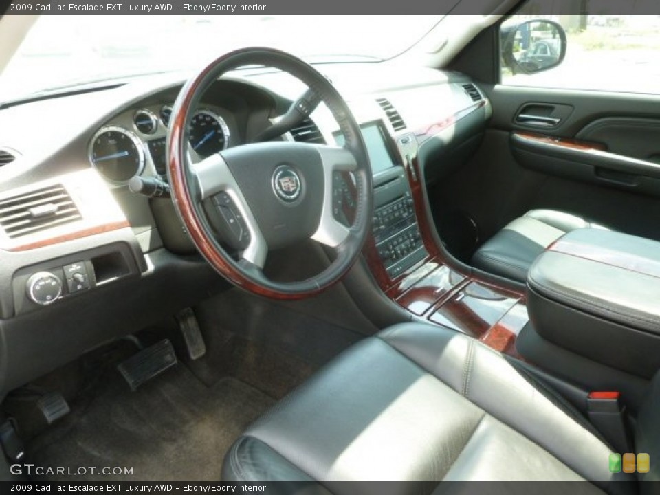 Ebony/Ebony Interior Prime Interior for the 2009 Cadillac Escalade EXT Luxury AWD #67272872