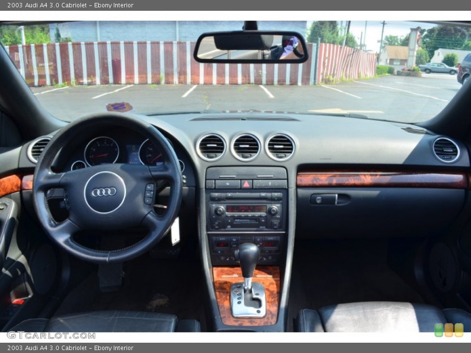 Ebony Interior Dashboard for the 2003 Audi A4 3.0 Cabriolet #67275215
