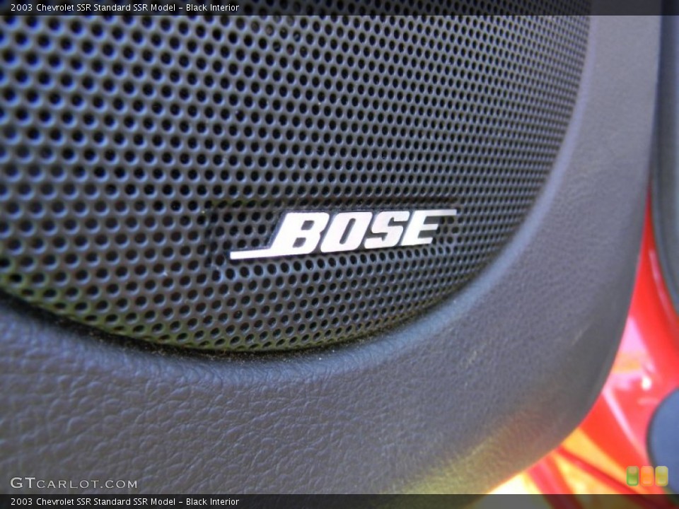Black Interior Audio System for the 2003 Chevrolet SSR  #67275400