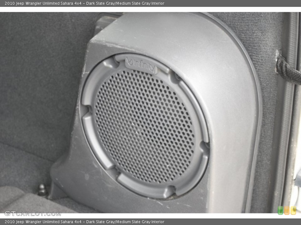 Dark Slate Gray/Medium Slate Gray Interior Audio System for the 2010 Jeep Wrangler Unlimited Sahara 4x4 #67276118