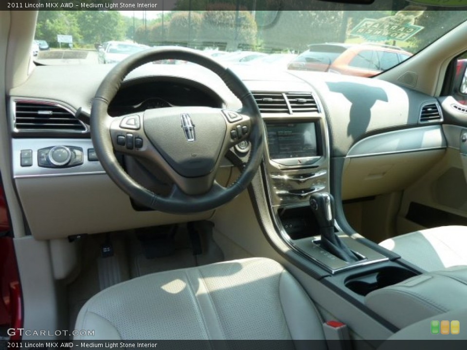 Medium Light Stone Interior Prime Interior for the 2011 Lincoln MKX AWD #67279653