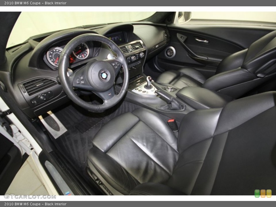 Black Interior Prime Interior for the 2010 BMW M6 Coupe #67281641