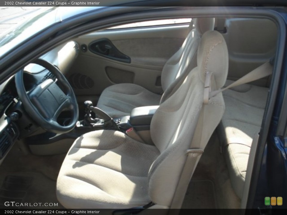Graphite Interior Photo for the 2002 Chevrolet Cavalier Z24 Coupe #67281809