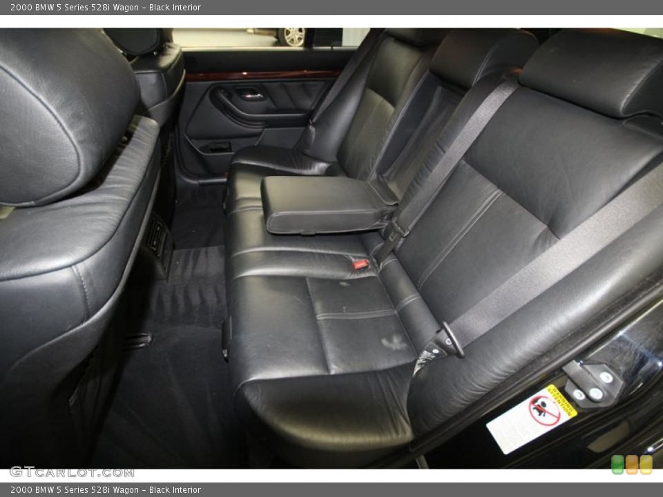 Black Interior Rear Seat for the 2000 BMW 5 Series 528i Wagon #67282124