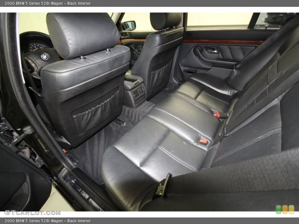 Black Interior Rear Seat for the 2000 BMW 5 Series 528i Wagon #67282223