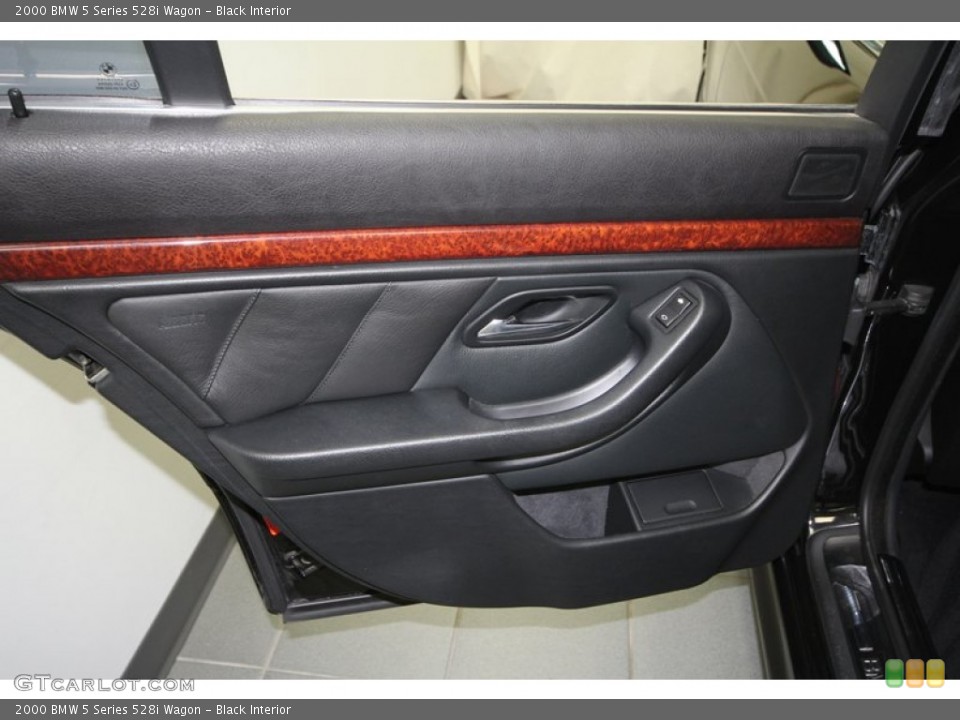 Black Interior Door Panel for the 2000 BMW 5 Series 528i Wagon #67282229