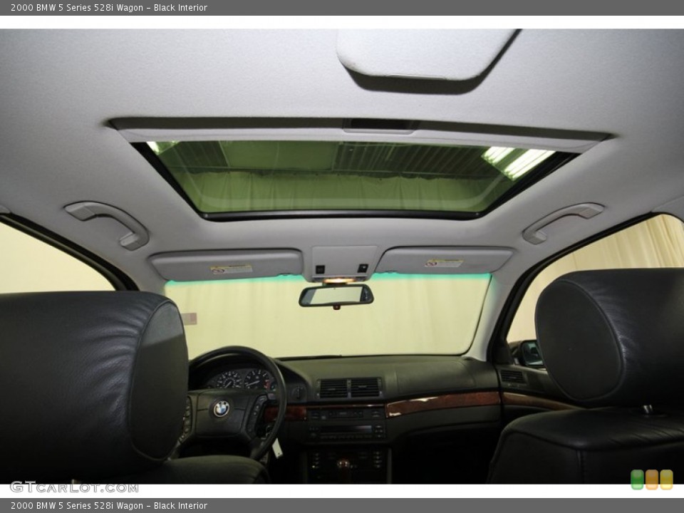Black Interior Sunroof for the 2000 BMW 5 Series 528i Wagon #67282247