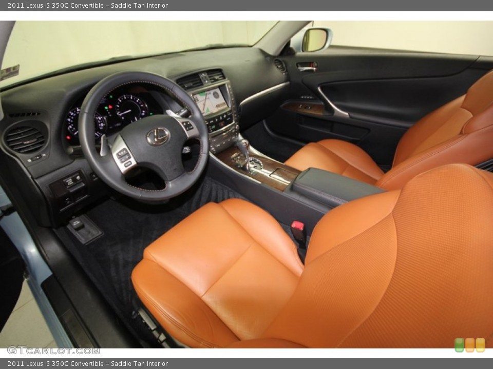 Saddle Tan Interior Photo for the 2011 Lexus IS 350C Convertible #67283288