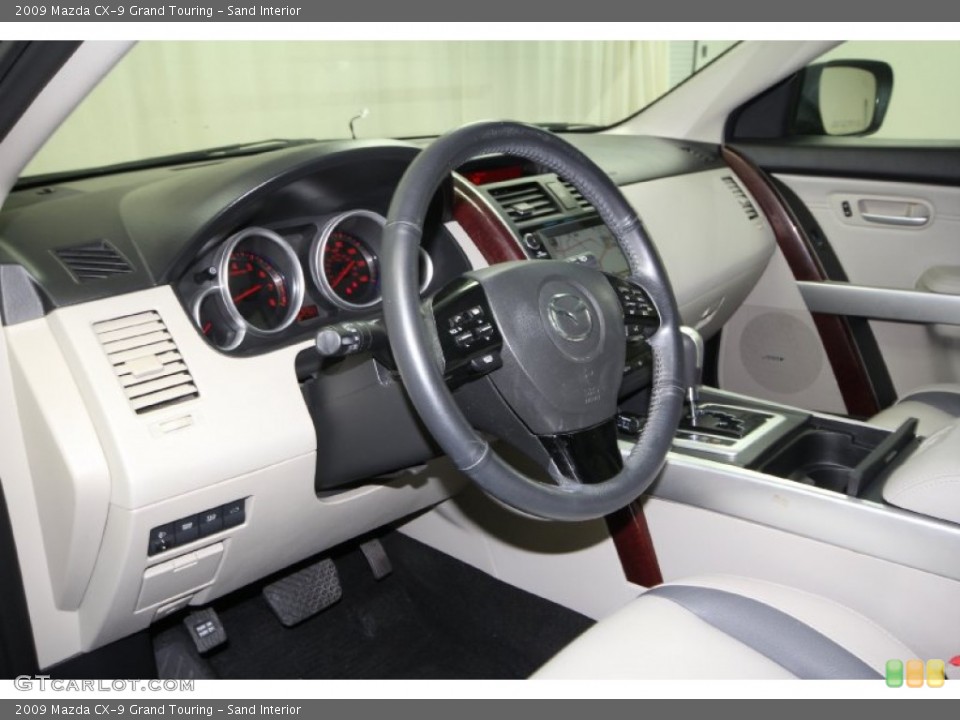 Sand Interior Dashboard for the 2009 Mazda CX-9 Grand Touring #67284389