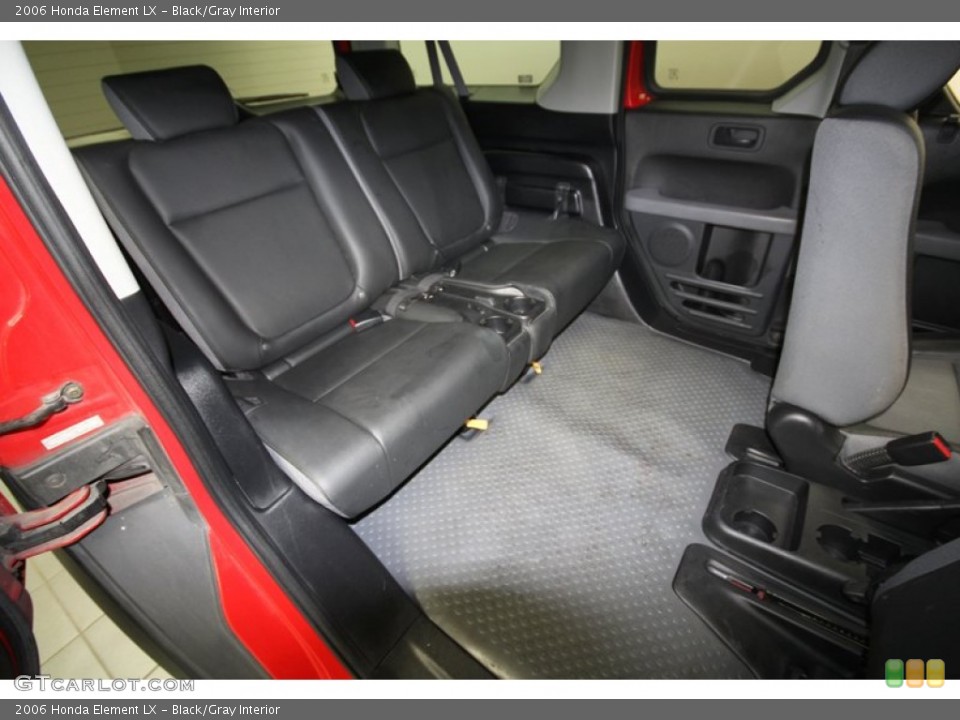 Black/Gray Interior Rear Seat for the 2006 Honda Element LX #67284800