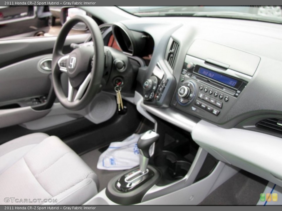 Gray Fabric Interior Dashboard for the 2011 Honda CR-Z Sport Hybrid #67285421