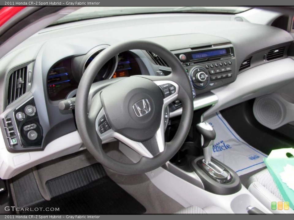 Gray Fabric Interior Dashboard for the 2011 Honda CR-Z Sport Hybrid #67285463
