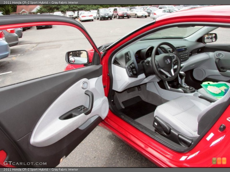 Gray Fabric Interior Photo for the 2011 Honda CR-Z Sport Hybrid #67285535