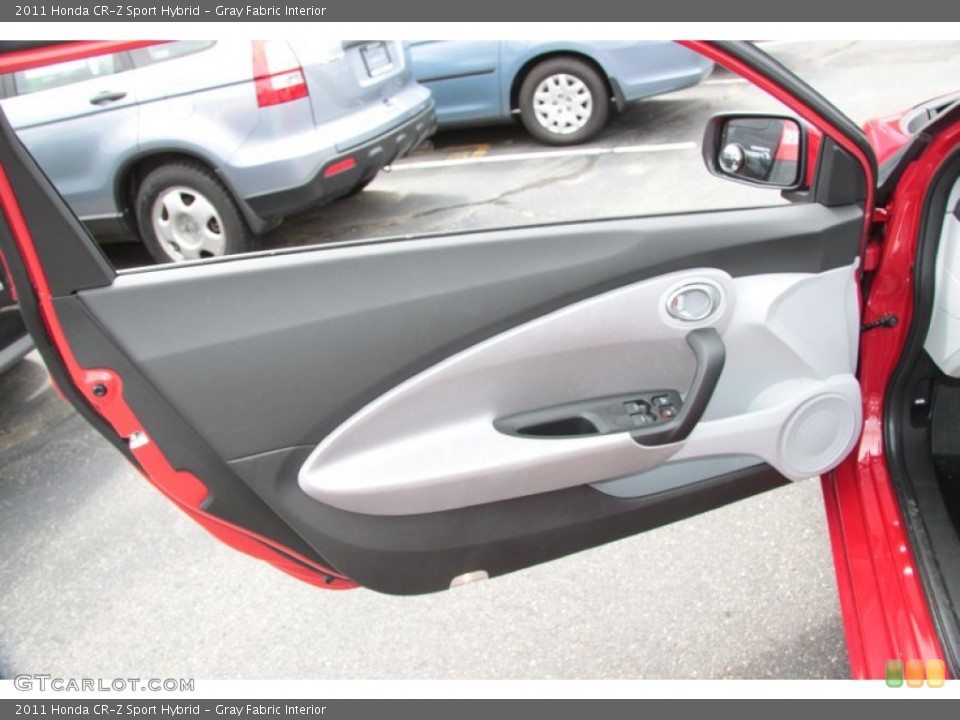 Gray Fabric Interior Door Panel for the 2011 Honda CR-Z Sport Hybrid #67285595