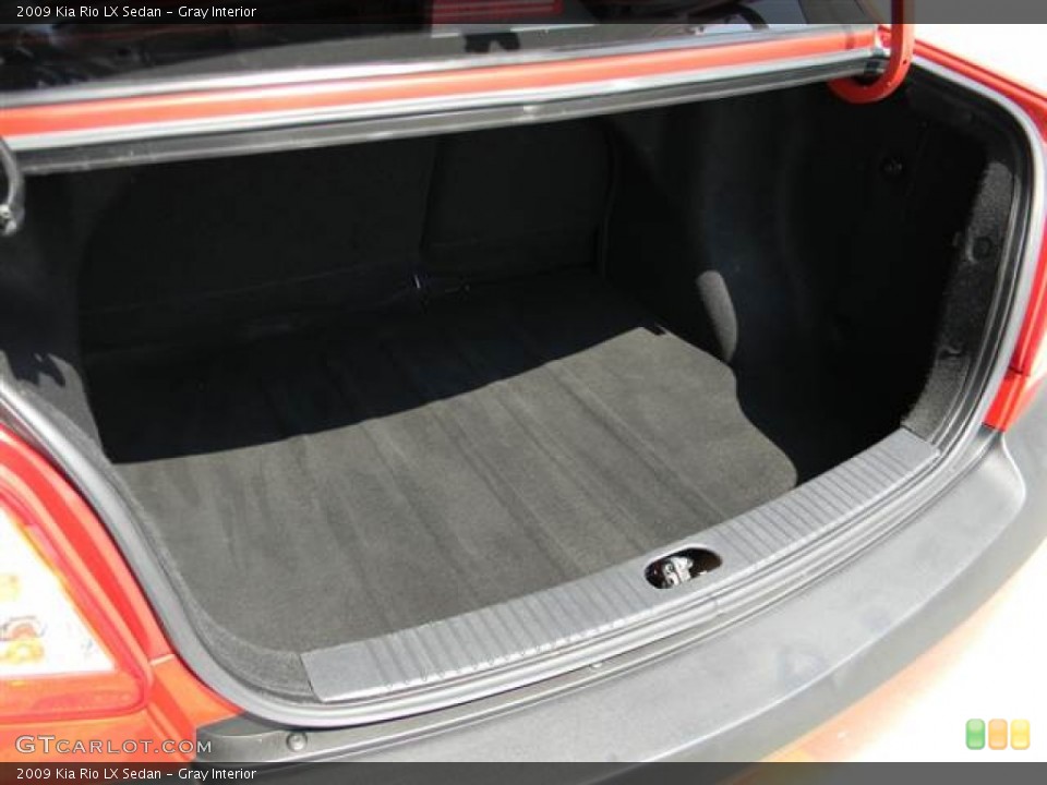 Gray Interior Trunk for the 2009 Kia Rio LX Sedan #67287740