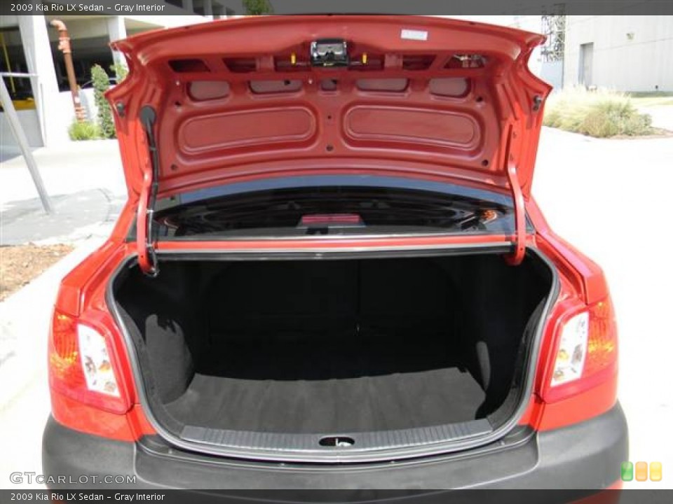 Gray Interior Trunk for the 2009 Kia Rio LX Sedan #67287746