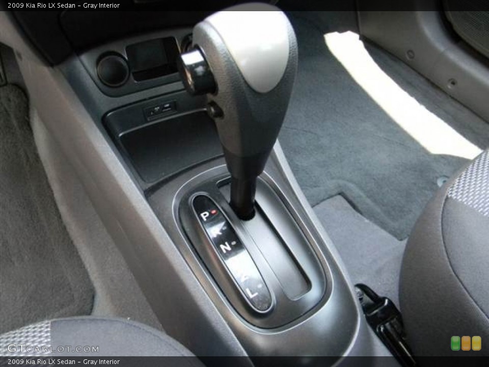 Gray Interior Transmission for the 2009 Kia Rio LX Sedan #67287860