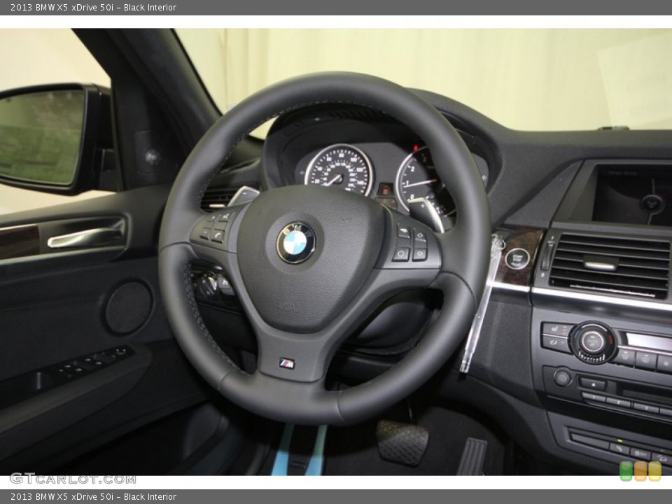 Black Interior Steering Wheel for the 2013 BMW X5 xDrive 50i #67290596