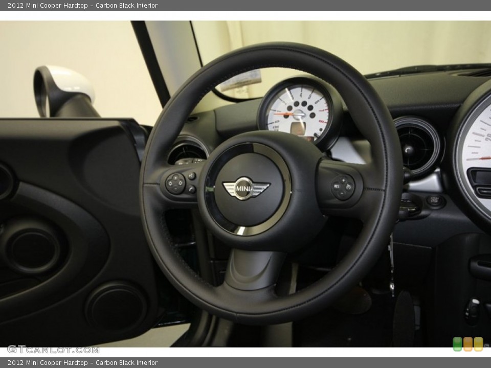 Carbon Black Interior Steering Wheel for the 2012 Mini Cooper Hardtop #67293932