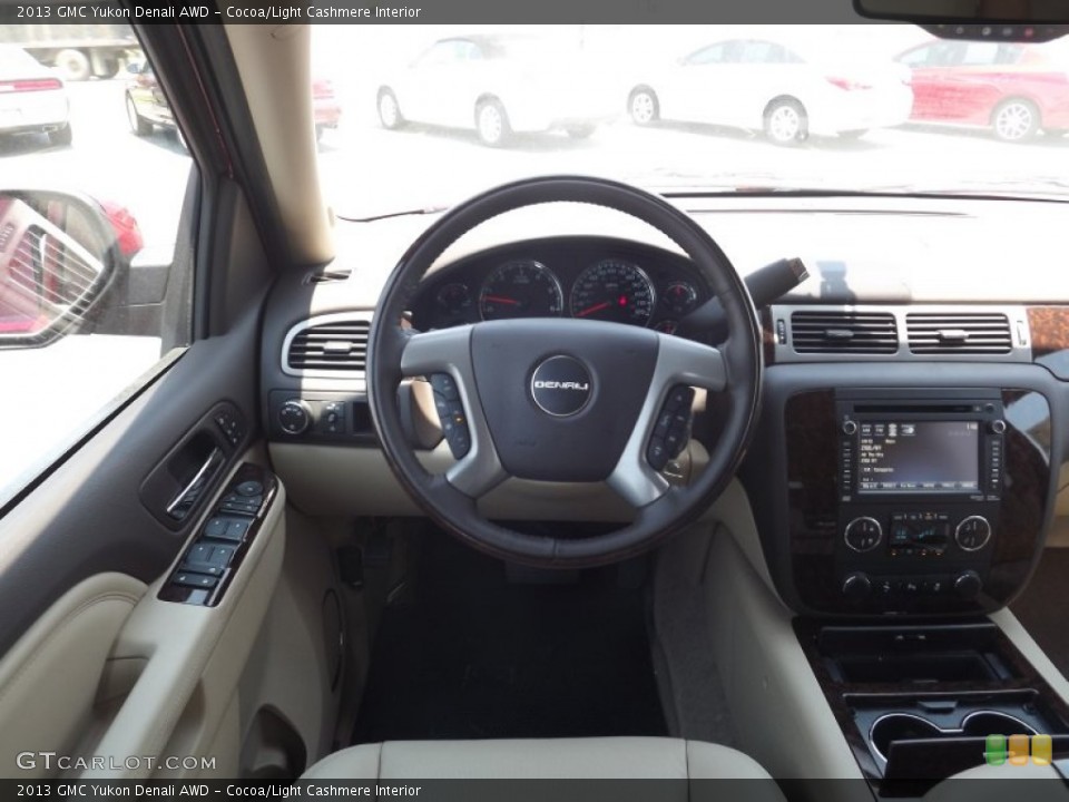 Cocoa/Light Cashmere Interior Dashboard for the 2013 GMC Yukon Denali AWD #67295627