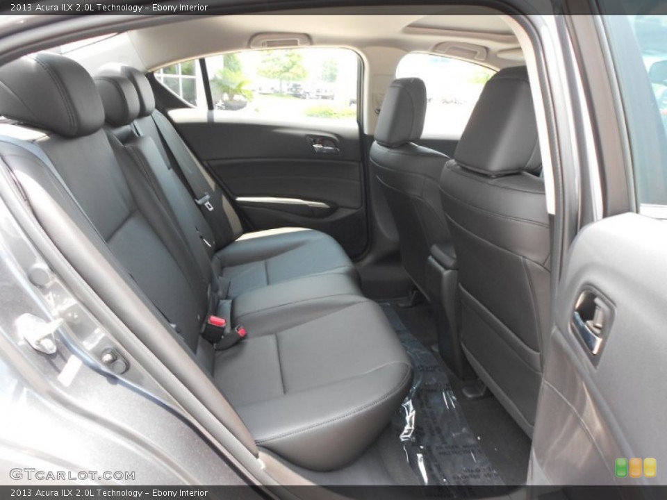 Ebony Interior Rear Seat for the 2013 Acura ILX 2.0L Technology #67299842