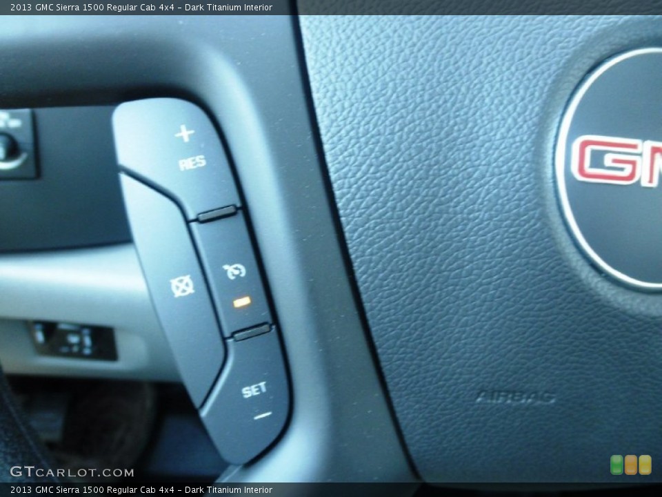 Dark Titanium Interior Controls for the 2013 GMC Sierra 1500 Regular Cab 4x4 #67301363