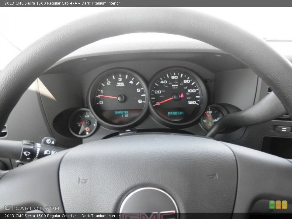 Dark Titanium Interior Gauges for the 2013 GMC Sierra 1500 Regular Cab 4x4 #67301372