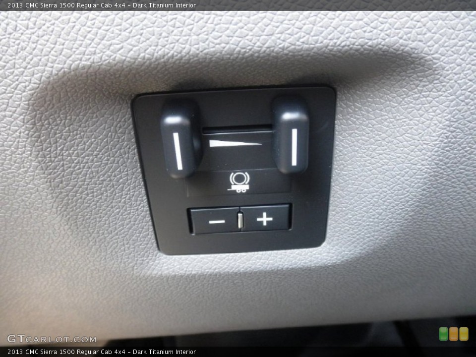 Dark Titanium Interior Controls for the 2013 GMC Sierra 1500 Regular Cab 4x4 #67301381