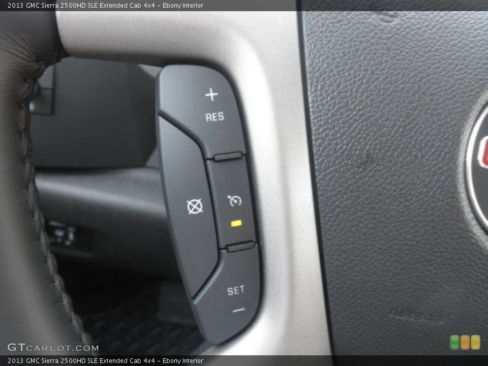 Ebony Interior Controls for the 2013 GMC Sierra 2500HD SLE Extended Cab 4x4 #67301537