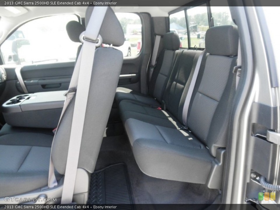 Ebony Interior Photo for the 2013 GMC Sierra 2500HD SLE Extended Cab 4x4 #67301579