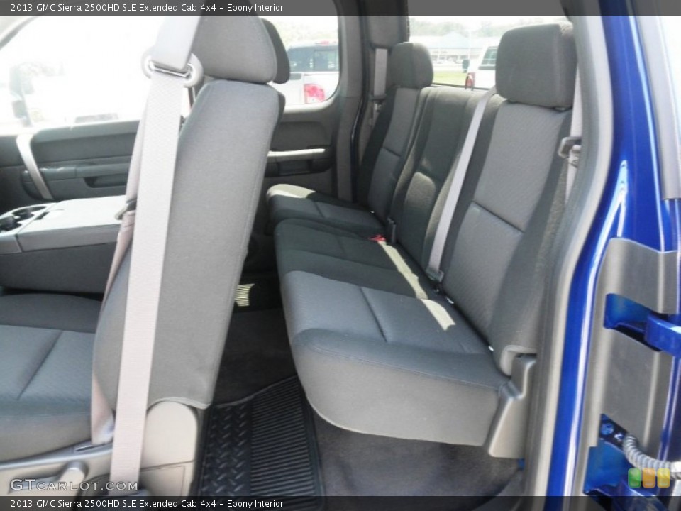 Ebony Interior Photo for the 2013 GMC Sierra 2500HD SLE Extended Cab 4x4 #67301771