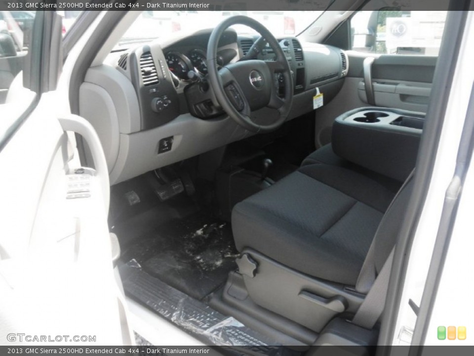 Dark Titanium Interior Photo for the 2013 GMC Sierra 2500HD Extended Cab 4x4 #67301903