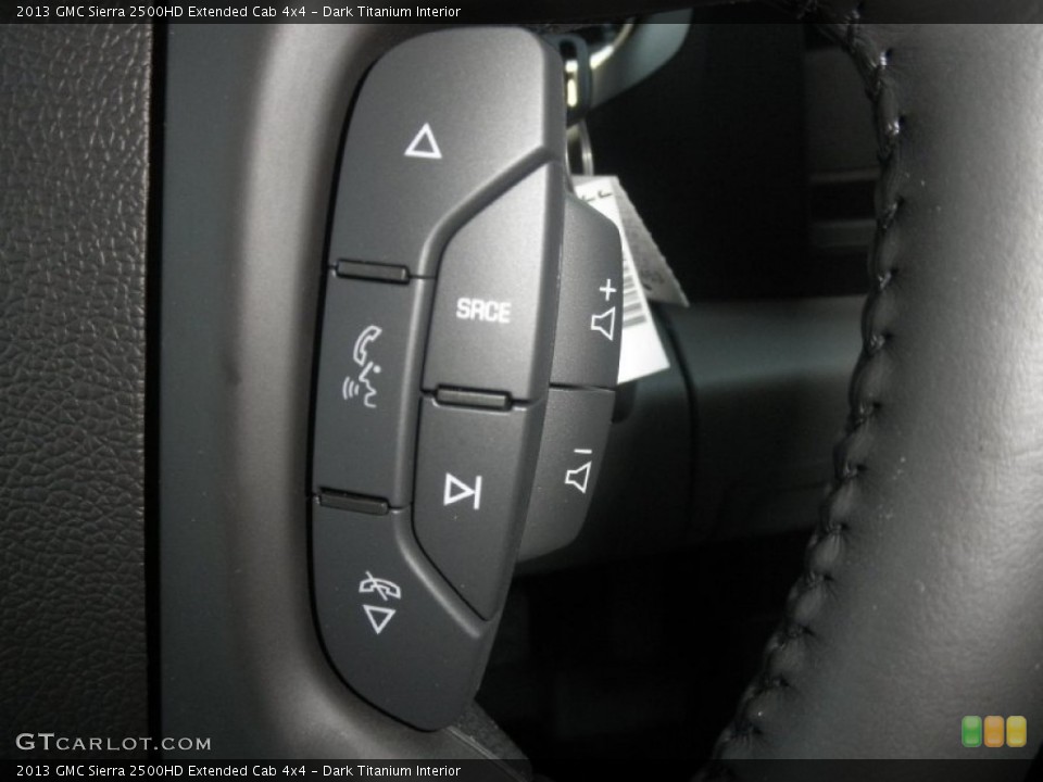 Dark Titanium Interior Controls for the 2013 GMC Sierra 2500HD Extended Cab 4x4 #67301929
