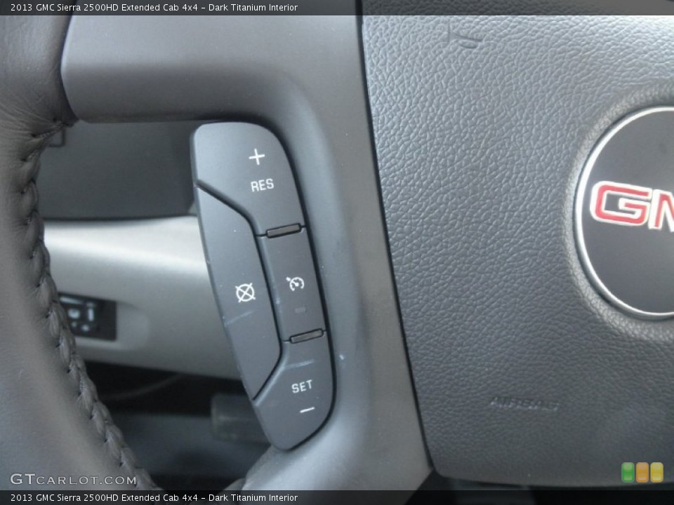 Dark Titanium Interior Controls for the 2013 GMC Sierra 2500HD Extended Cab 4x4 #67301939
