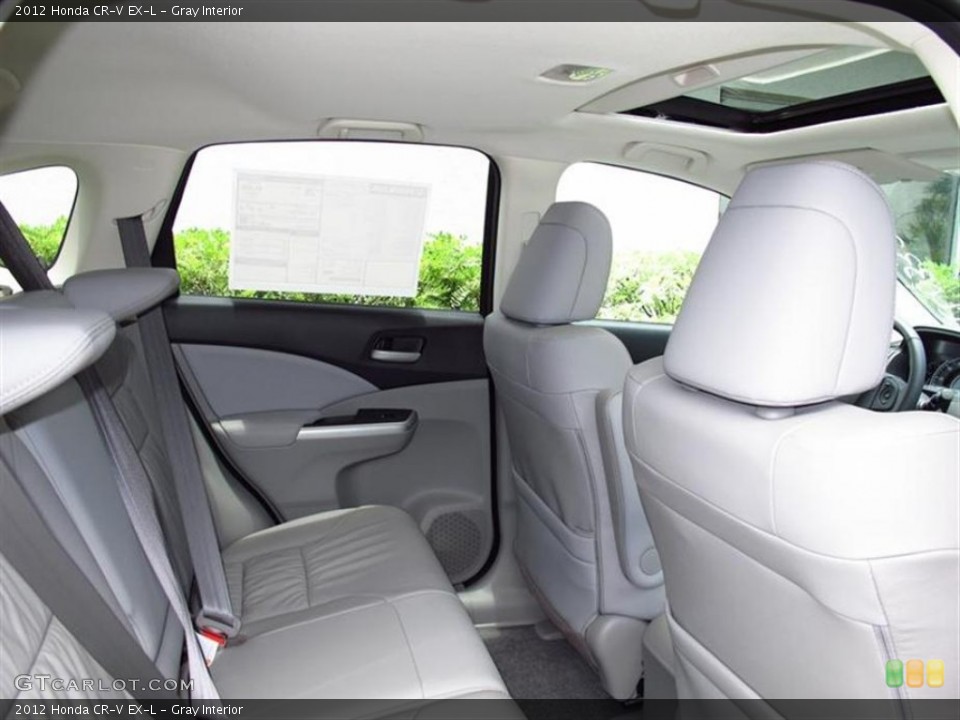 Gray Interior Rear Seat for the 2012 Honda CR-V EX-L #67302017