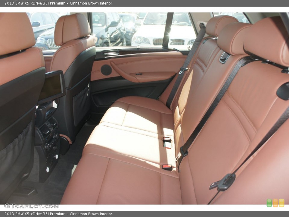 Cinnamon Brown Interior Rear Seat for the 2013 BMW X5 xDrive 35i Premium #67307138