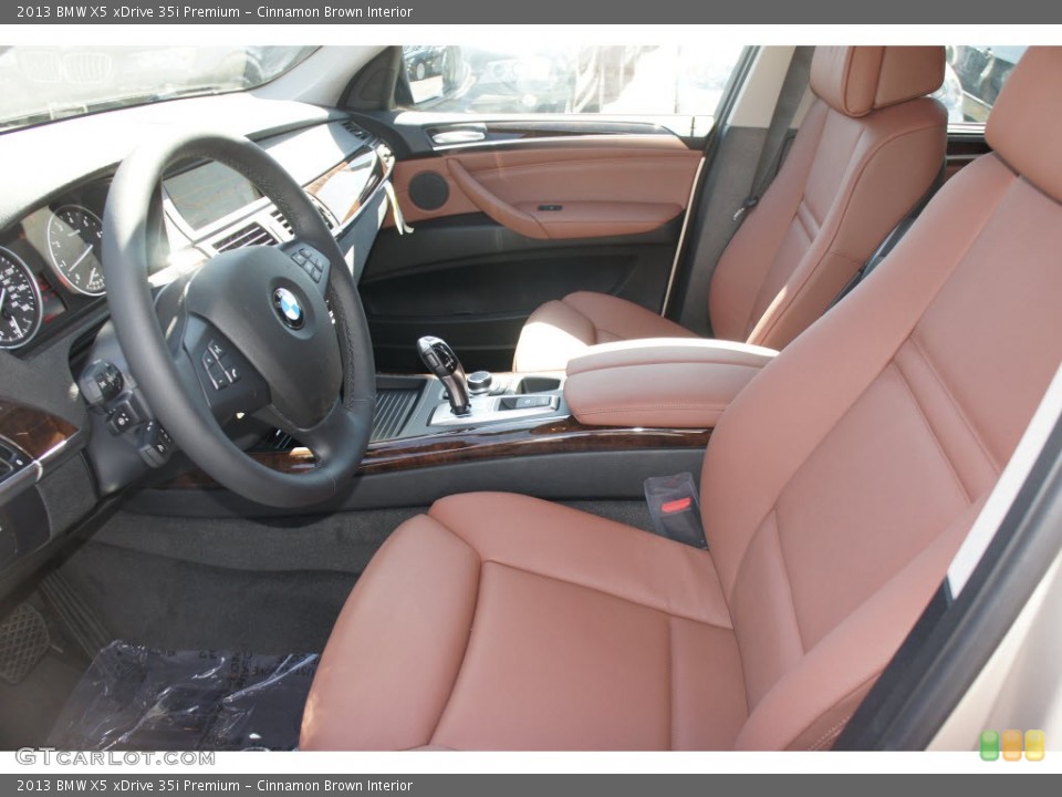 Cinnamon Brown Interior Front Seat for the 2013 BMW X5 xDrive 35i Premium #67307147