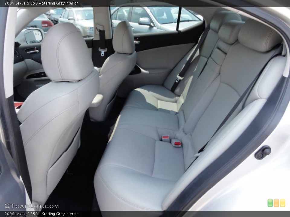 Sterling Gray Interior Rear Seat for the 2006 Lexus IS 350 #67308985