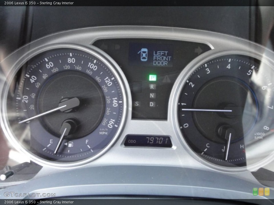 Sterling Gray Interior Gauges For The 2006 Lexus Is 350