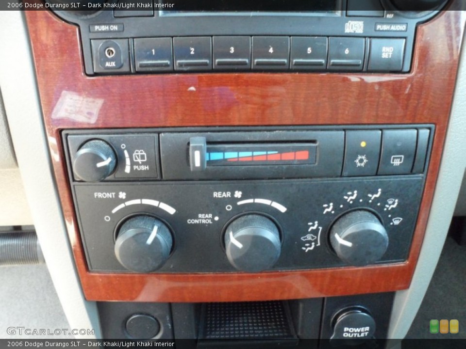 Dark Khaki/Light Khaki Interior Controls for the 2006 Dodge Durango SLT #67309736