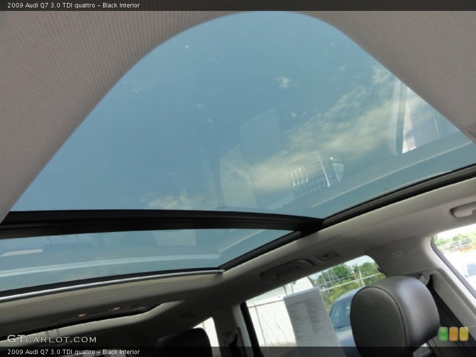Black Interior Sunroof for the 2009 Audi Q7 3.0 TDI quattro #67310639