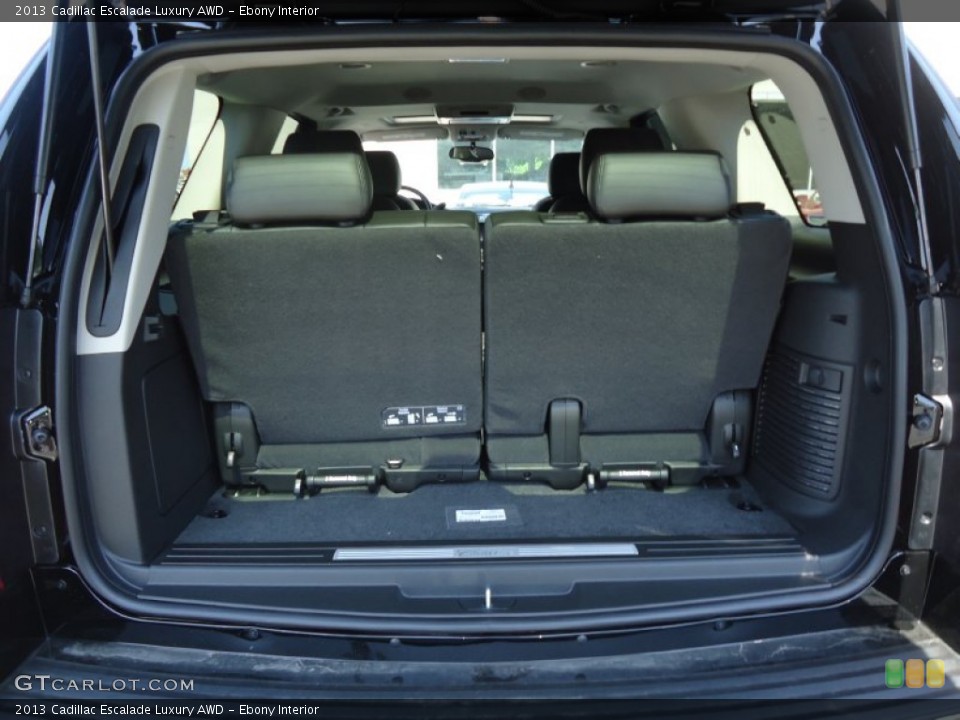 Ebony Interior Trunk for the 2013 Cadillac Escalade Luxury AWD #67311288