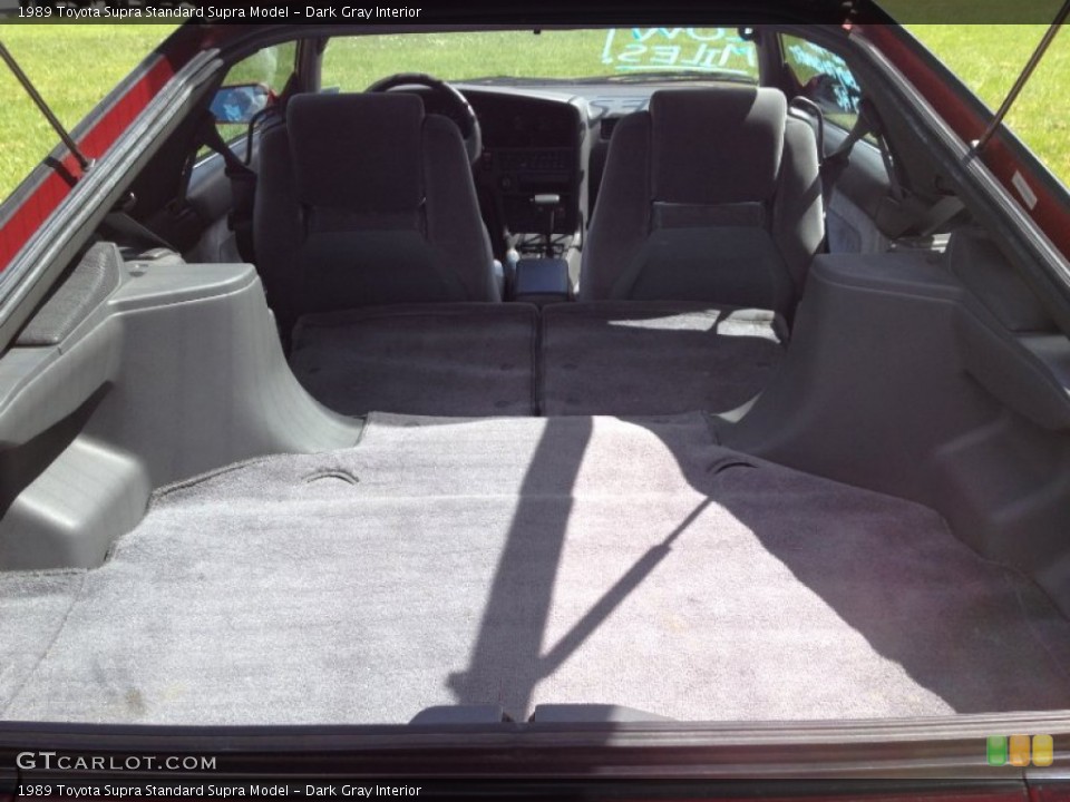 Dark Gray Interior Trunk for the 1989 Toyota Supra  #67316492