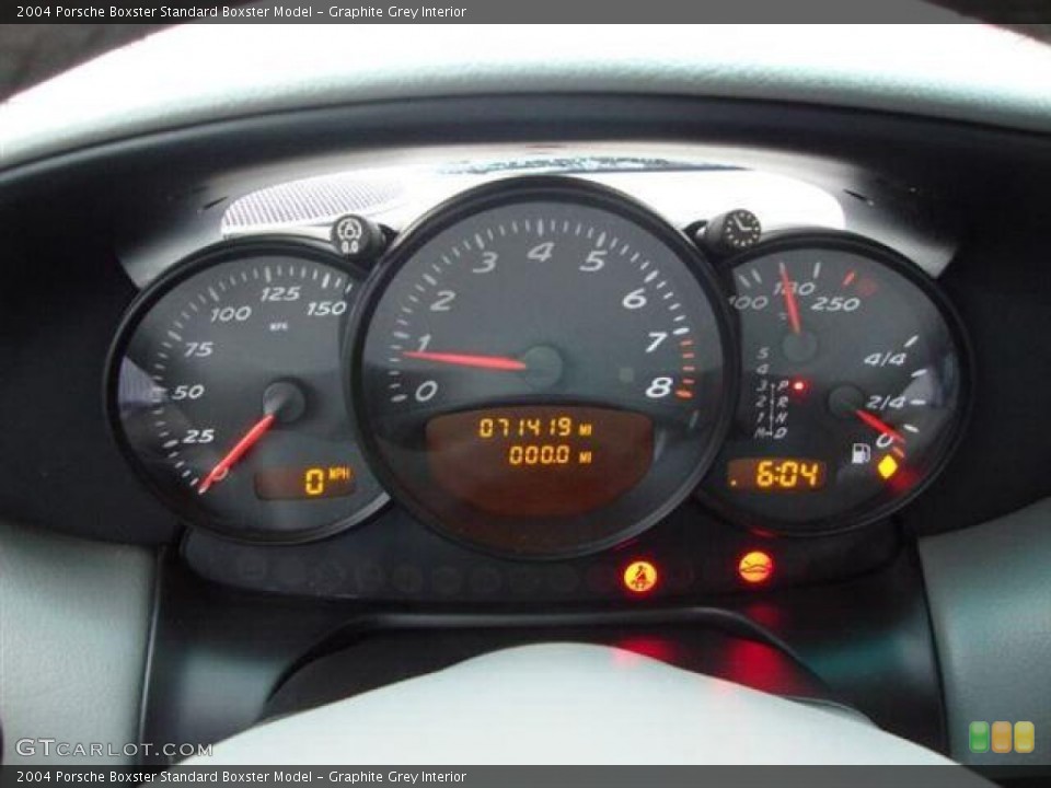 Graphite Grey Interior Gauges for the 2004 Porsche Boxster  #67319780