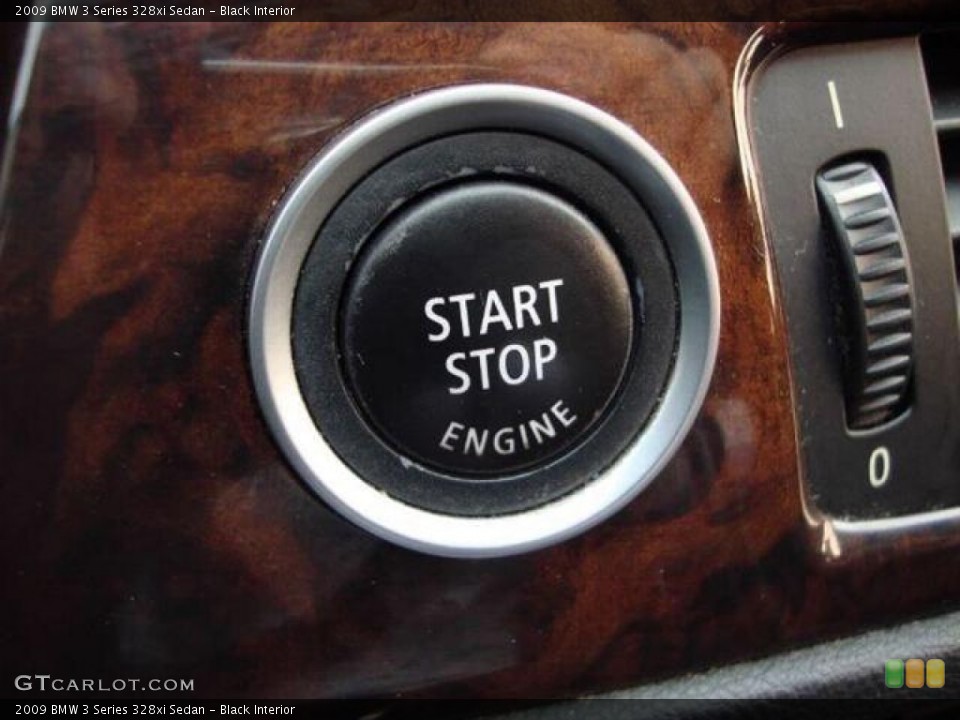 Black Interior Controls for the 2009 BMW 3 Series 328xi Sedan #67322018