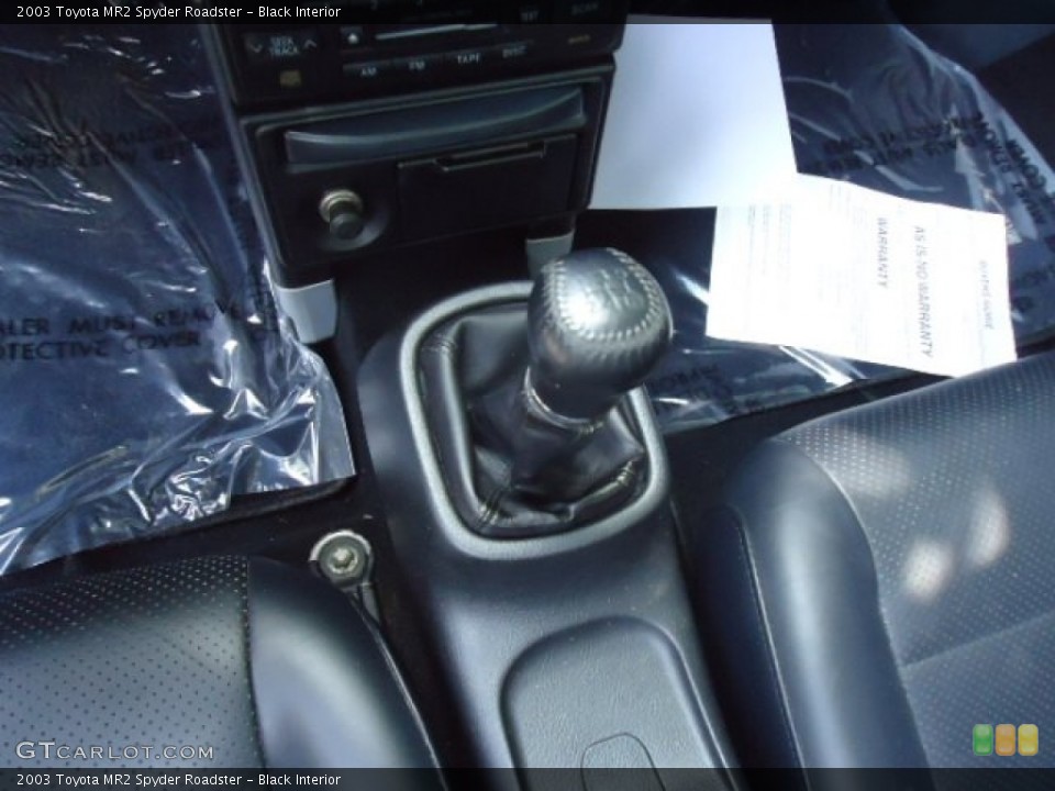 Black Interior Transmission for the 2003 Toyota MR2 Spyder Roadster #67324715