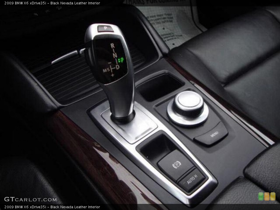 Black Nevada Leather Interior Transmission for the 2009 BMW X6 xDrive35i #67325525