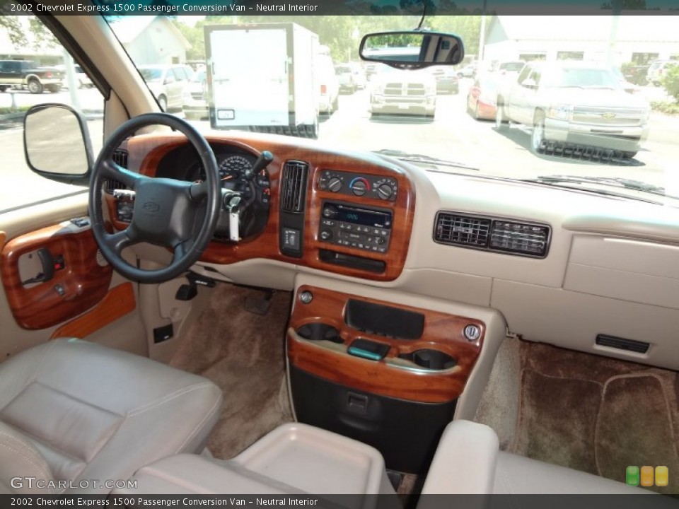 Neutral Interior Dashboard for the 2002 Chevrolet Express 1500 Passenger Conversion Van #67327868