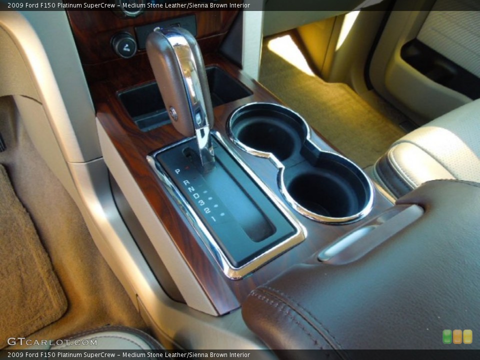 Medium Stone Leather/Sienna Brown Interior Transmission for the 2009 Ford F150 Platinum SuperCrew #67330007